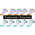 10 Pairs New Spring Summer Cotton Socks Boat Mesh Breathable Men's Short Ankle Socks High Quality Casual Sports Male Sokken Gift
