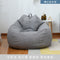 Lazy Sofa Cover Solid Chair Covers Without Filler/Inner Bean Bag Pouf Puff Couch Tatami Living Room Furniture Cotton Cover Chair