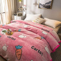 Cartoon Blankets Mantas Cama Decke Deken Koc for Nap Beds Sofa Para Bebe Coperta Divano Throw Flannel Fluffy All Season Winter