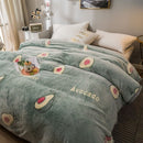 Cartoon Blankets Mantas Cama Decke Deken Koc for Nap Beds Sofa Para Bebe Coperta Divano Throw Flannel Fluffy All Season Winter