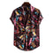 2021Camisas florales de manga larga de Otoño para hombres, camisas estampadas con flores de corte delgado para hombres, camisola