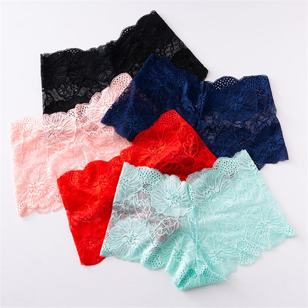 3Pcs Sexy Lace Panties Underwear Woman Comfortable Lingerie Female Intimates Transparent Panty Nylon Women's Underpants