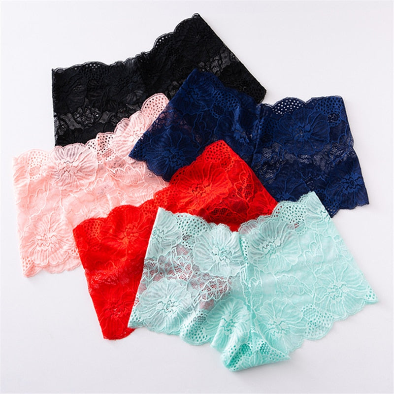 3Pcs Sexy Lace Panties Underwear Woman Comfortable Lingerie Female Intimates Transparent Panty Nylon Women's Underpants