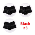 3Pcs Sexy Lace Panties Underwear Woman Comfortable Lingerie Female Intimates Transparent Panty Nylon Women's Underpants