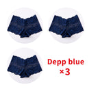 3Pcs Sexy Lace Panties Underwear Woman Comfortable Lingerie Female Intimates Transparent Panty Nylon Women's Underpants