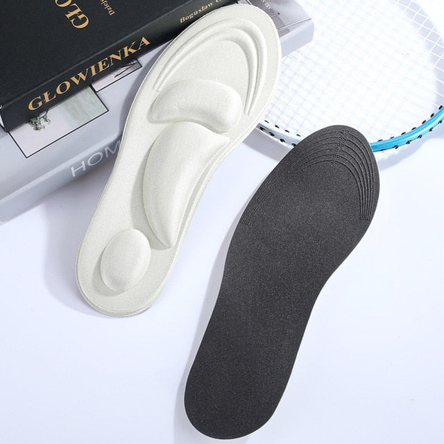 FootMaster 4D Memory Foam Orthopedic Insoles For Shoes Women Men Flat Feet Arch Support Massage Plantar Fasciitis Sports Pad