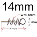 Stainless Steel Spring Lock Pin Fishing pin Screw Crank Hook Spring Twist Lock Fishing Connector Swivel Snap Soft Lure Tackle