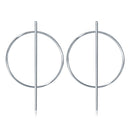 Women's Earrings Korean Acrylic Drop Earrings for Women Statement Geometric Round Gold Earring 2021 Fashion Trend Female Jewelry