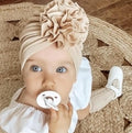 Cute Flower Baby Hat Toddler Turban Infant Head wraps Kids Bonnet Newborn Toddler Beanie Cap for  0-18m