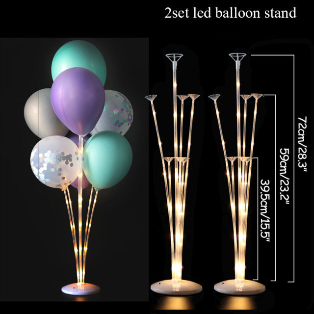 Table Balloon Arch Set Ballon Column Stand for Wedding Birthday Party Decorations Kids Balloons Accessories Christmas Decor ball