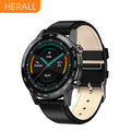 HERALL 2021 ECG Smart Watch For Men IP68 Waterproof Smartwatch Blood Pressure Monitor For Android Apple Xiaomi