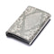 ZOVYVOL  Business ID Credit Card Holder Men and Women Metal RFID Vintage Aluminium Box PU Leather Card Wallet Note Carbon