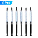 Dental Bleaching Teeth Whitening Kit with Teeth Whitening LED Accelerator Light Peroxide Gel Pen Tooth Whitener Dental Tools