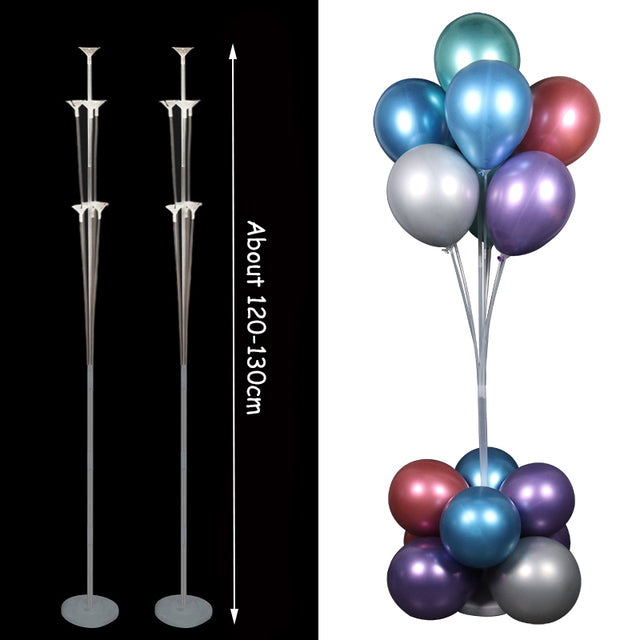 7/11/19 Tube Balloon Holder Balloons Stand Column Confetti Balloon Kids Birthday Party Baby Shower Wedding Decoration Supplies