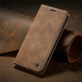 Matte Leather Flip Cover for Samsung A71 A51 A70 A50 A40 A30 A20 A10 Wallet Case S21 5G S20 Ultra Note 10 Plus S10 S10e S9 S8 S7