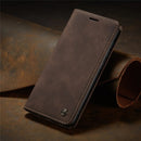 Matte Leather Flip Cover for Samsung A71 A51 A70 A50 A40 A30 A20 A10 Wallet Case S21 5G S20 Ultra Note 10 Plus S10 S10e S9 S8 S7