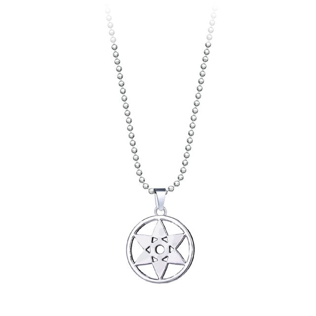Anime Necklaces Geometric Star Akatsuki Cloud Pendant Necklace Couple Necklace For Men Women Jewelry Gift