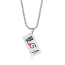 Anime Necklaces Geometric Star Akatsuki Cloud Pendant Necklace Couple Necklace For Men Women Jewelry Gift