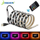 LED Strip 5050 RGB Not waterproof 30LED TV Background Lighting USB DC5V 1M 2M 3M 5M DIY Flexible LED Light.Music mini controller