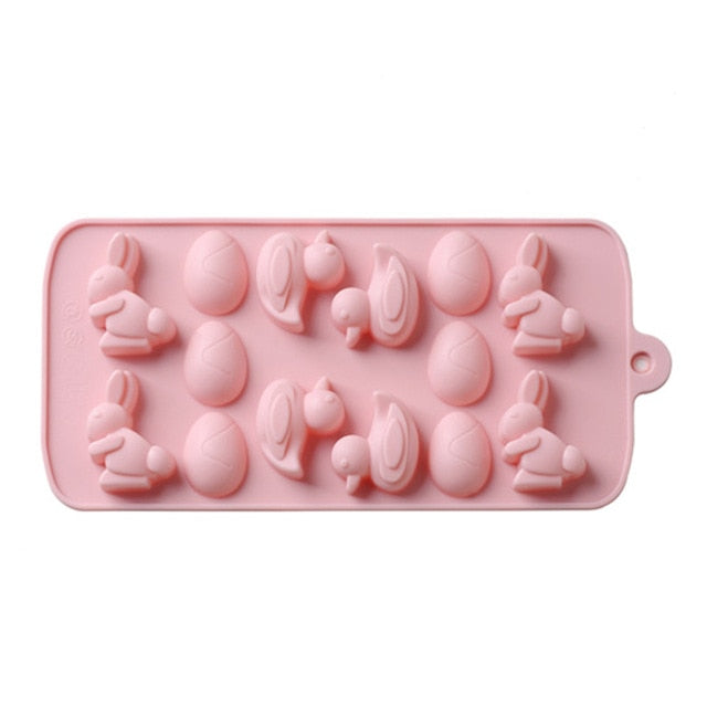 Multi-Purpose Cute Little Dinosaur Silicone Mold Chocolate Mold Ice Tray Mold Soft Candy Mold DIY Kitchen Cake Mold Tool