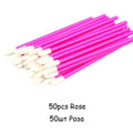 Disposable Lip Brushes 5/50pcs Eyelash Cleaning Makeup Removing Tools Lipstick Lip Gloss Mascara Wands Set Cosmetic Applicator