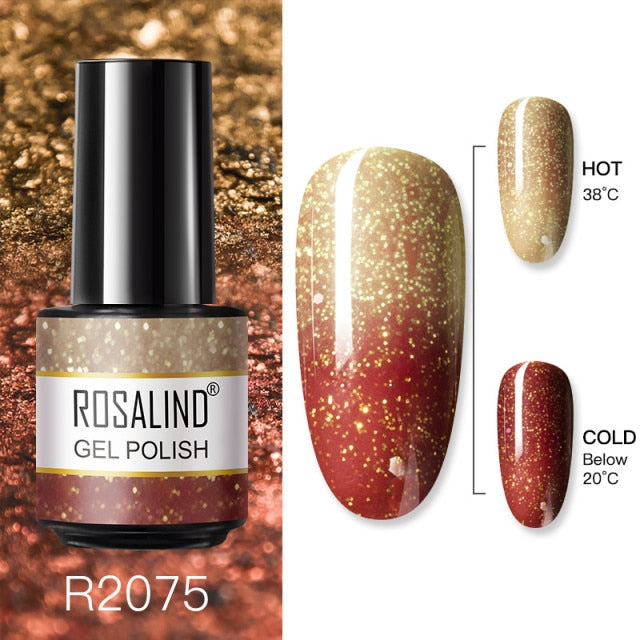 ROSALIND Gel polish For Nails Manicure Winter Colors vernis semi permanent primer Nail art Hybrid Gel Varnishes nail polish