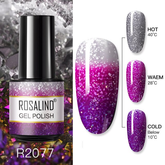 ROSALIND Gel polish For Nails Manicure Winter Colors vernis semi permanent primer Nail art Hybrid Gel Varnishes nail polish