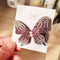 Super Fairy Full Diamond Butterfly Hairpin Simple Side Clip Bangs Clip Hair Card Headdress Duckbill Clip Hair Jewelry