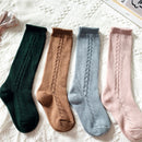Soft Cute Kids Knee High Socks Baby Boys Girls Cotton Mesh Breathable Soft Socks Newborn Infant Long Socks Suit For 0-8 Years