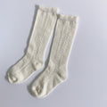 Soft Cute Kids Knee High Socks Baby Boys Girls Cotton Mesh Breathable Soft Socks Newborn Infant Long Socks Suit For 0-8 Years