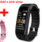 2021 Fitness Bracelet Blood Pressure Measurement Pedometer Smart Band Hear Rate Monitor Waterproof Health Fitness Tracker Watch