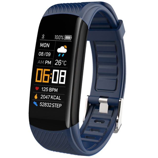 2021 Fitness Bracelet Blood Pressure Measurement Pedometer Smart Band Hear Rate Monitor Waterproof Health Fitness Tracker Watch