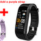 2021 Fitness Bracelet Blood Pressure Measurement Pedometer Smart Band Hear Rate Monitor Waterproof Health Fitness Tracker Watch