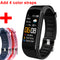 2021 Fitness Bracelet Blood Pressure Measurement Pedometer Smart Band Hear Rate Monitor Waterproof Health Fitness Tracker Watch