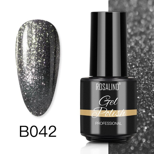 ROSALIND Gel Nail Polish Nail Art Vernis Semi Permanant UV Primer Manicure 7ML Top Coat Primer Gel Lak Hybrid Nail Polishes