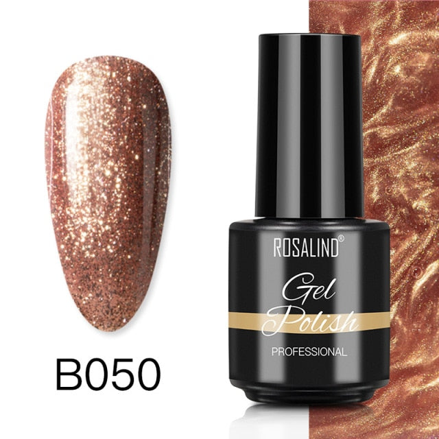 ROSALIND Gel Nail Polish Nail Art Vernis Semi Permanant UV Primer Manicure 7ML Top Coat Primer Gel Lak Hybrid Nail Polishes