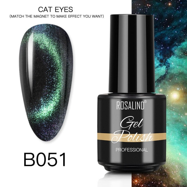 ROSALIND Gel Nail Polish Nail Art Vernis Semi Permanant UV Primer Manicure 7ML Top Coat Primer Gel Lak Hybrid Nail Polishes