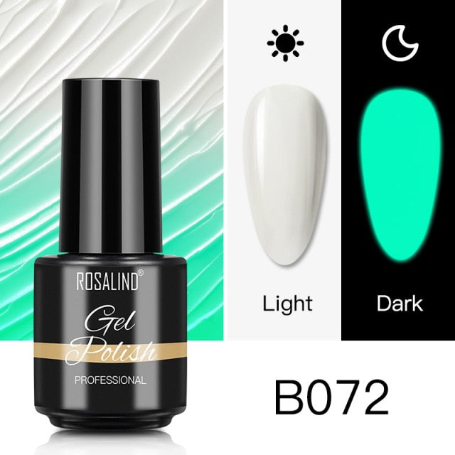 ROSALIND Gel Nail Polish Nail Art Vernis Semi Permanant UV Primer Manicure 7ML Top Coat Primer Gel Lak Hybrid Nail Polishes