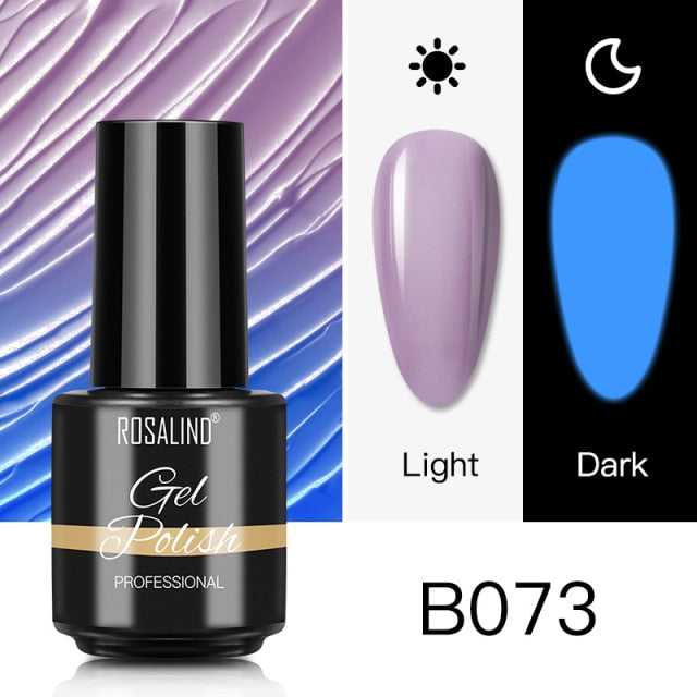 ROSALIND Gel Nail Polish Nail Art Vernis Semi Permanant UV Primer Manicure 7ML Top Coat Primer Gel Lak Hybrid Nail Polishes