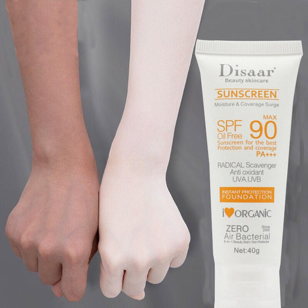 Disaar Facial Body Sunscreen Whitening Sun Cream Sunblock Skin Protective Cream Anti-Aging Oil-control Moisturizing SPF 90 Face