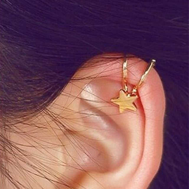 Top Quality 4/6MM AAA Cezch Zircon Chic Filled Tragus Earring For Women Non Piercing Clip Earing Ear Cuff 2021 Also Be Nose Ring