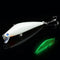1Pcs 3D Luminous Night Fishing Bait 8cm 8g Bass Minnow Lures With Treble Hooks Artificial Hard Crankbaits Pike Carp Pesca Tackle