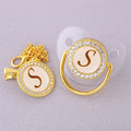 Luxury Transparent Initial Letter A Bling Bling Baby Pacifier with Chain Clip Newborn BPA Free Dummy Soother Chupeta Sucette