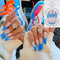 24pcs/set Long Stiletto Fake Nails Punk Snake Pattern Black White Matte False Nails Artificial Full Nail Tips Manicure Tools
