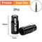 2pcs Aluminum Bicycle Tire Valve Cap Schrader/Presta Valve Cap Bike Tire Caps with Vacuum Tire Law Mouth Nut Bicycle Accessories