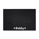 Personalized Pet Bowl Mat Waterproof Dog Cat Placemat For Dog Cat Custom Name Pet Food Pad Bowl Drinking Feeding Mat Easy Wash