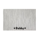 Personalized Pet Bowl Mat Waterproof Dog Cat Placemat For Dog Cat Custom Name Pet Food Pad Bowl Drinking Feeding Mat Easy Wash