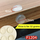 Cabinet Door Bumper Of Various Size Of Silicone Material For Kitchen Cabinet Self-adhesive Damper Pad For Door Stopper