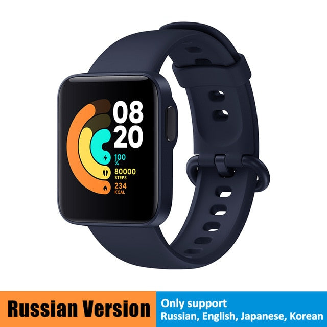 Xiaomi Mi Watch Lite Bluetooth Smart Watch GPS 5ATM Waterproof SmartWatch Fitness Heart Rate Monitor mi band Global Version