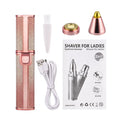 2 in 1 Rechargeable Eyebrow Trimmer Lady Shaver Mini USB Women Epilator Facial Hair Remover Pen Size Female Hair Shaving Razor